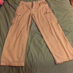 Size 6 womens cargo pants straight legged
